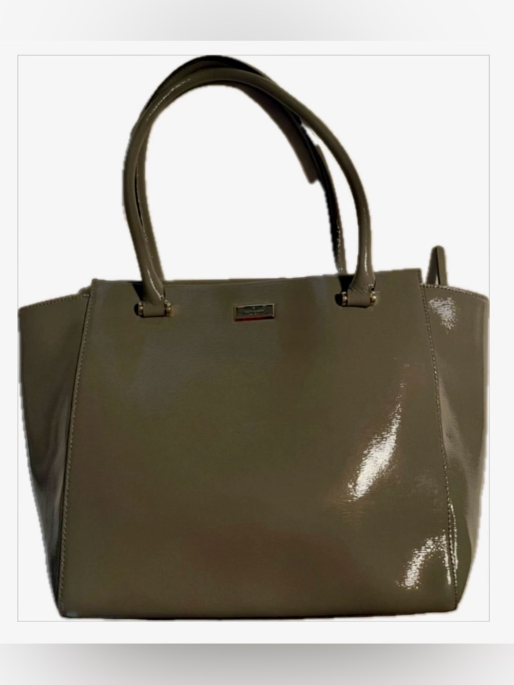 Near Mint! Kate Spade Bixby Place Camryn Large Patent Leather Tote 1st Edition